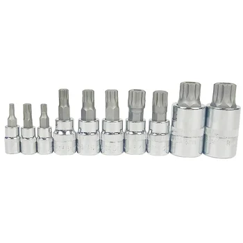 10pcs XZN 12-Point MM Triple Square Spline Bit Socket S2 Steel MM 4mm-18mm Tools
10pcs XZN 12-Point MM Triple Square Spline Bit Socket S2 Steel MM 4mm-18mm Tools