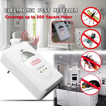 Multifunctional Effective Light Ultrasonic Repeller Control Electronic Mosquito Repellent Mice Rodent Cockroach Insect Killer
Multifunctional Effective Light Ultrasonic Repeller Control Electronic Mosquito Repellent Mice Rodent Cockroach Insect Killer