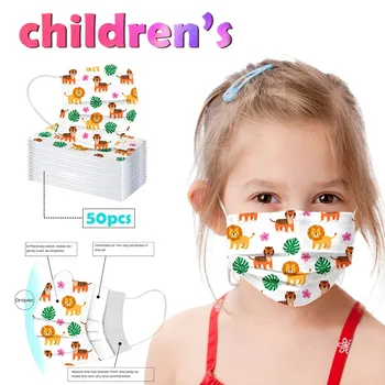 Tiger lion printing Masks Disposable Protection Face Mask 3Ply Non-woven Mouth Cover Ear Loop Elastic mascarillad 50PC masque
Tiger lion printing Masks Disposable Protection Face Mask 3Ply Non-woven Mouth Cover Ear Loop Elastic mascarillad 50PC masque