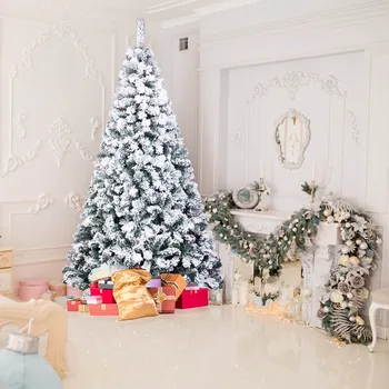 6FT PVC Flocking Christmas Tree 750 Branches Automatic Tree Artificial Christmas Tree Family Decoration Christmas Tree Snow Tree
6FT PVC Flocking Christmas Tree 750 Branches Automatic Tree Artificial Christmas Tree Family Decoration Christmas Tree Snow Tree