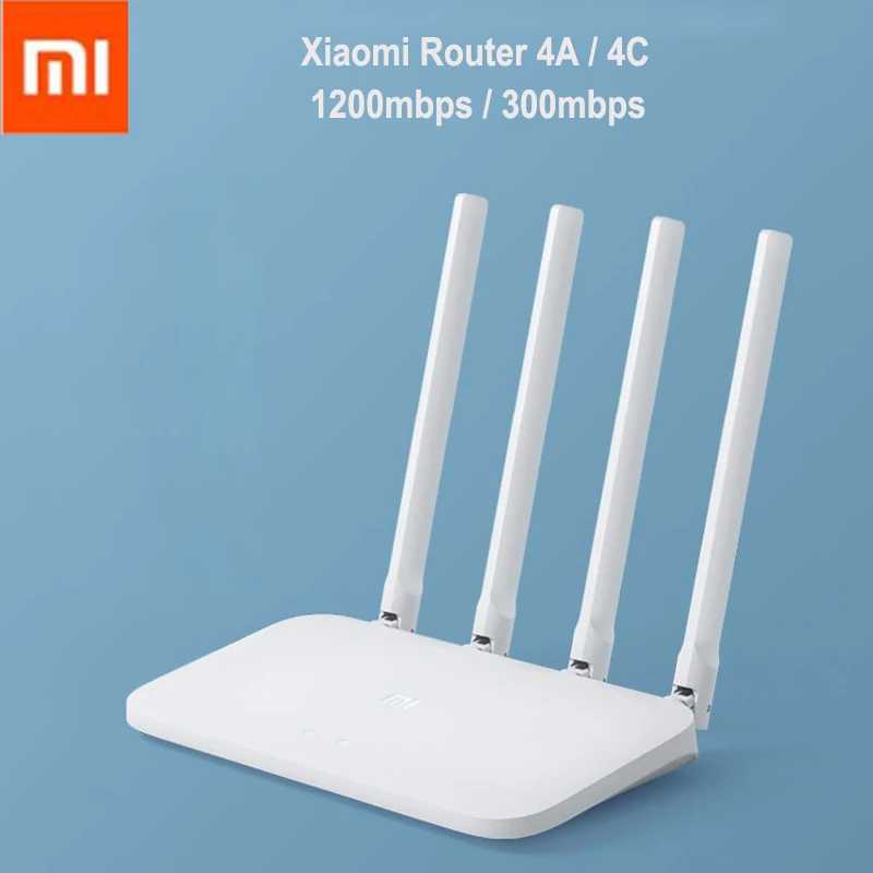 Xiaomi Router Wifi Gigabit 2.4G 5.0GHz Dual-Band 128MB Wireless Router Mi Wifi Repeater 4 High Gain Antennas Wider 802.11ac
Xiaomi Router Wifi Gigabit 2.4G 5.0GHz Dual-Band 128MB Wireless Router Mi Wifi Repeater 4 High Gain Antennas Wider 802.11ac