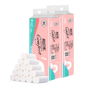 Random Color Toilet Tissue 12 Rolls 4-Ply Natural Wood Pulp Toilet Paper Tissue Soft Kitchen Home Toilets Bathroom Saft for Baby
Random Color Toilet Tissue 12 Rolls 4-Ply Natural Wood Pulp Toilet Paper Tissue Soft Kitchen Home Toilets Bathroom Saft for Baby
