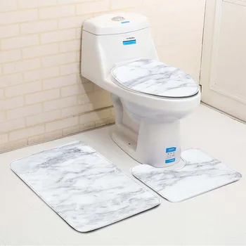 3pcs Carpet Set Bathroom 3D Stone Printing Non-Slip Bath Mat Bathroom Kitchen Carpet Doormats Decor Toilet Seat Tank Cover Rug
3pcs Carpet Set Bathroom 3D Stone Printing Non-Slip Bath Mat Bathroom Kitchen Carpet Doormats Decor Toilet Seat Tank Cover Rug