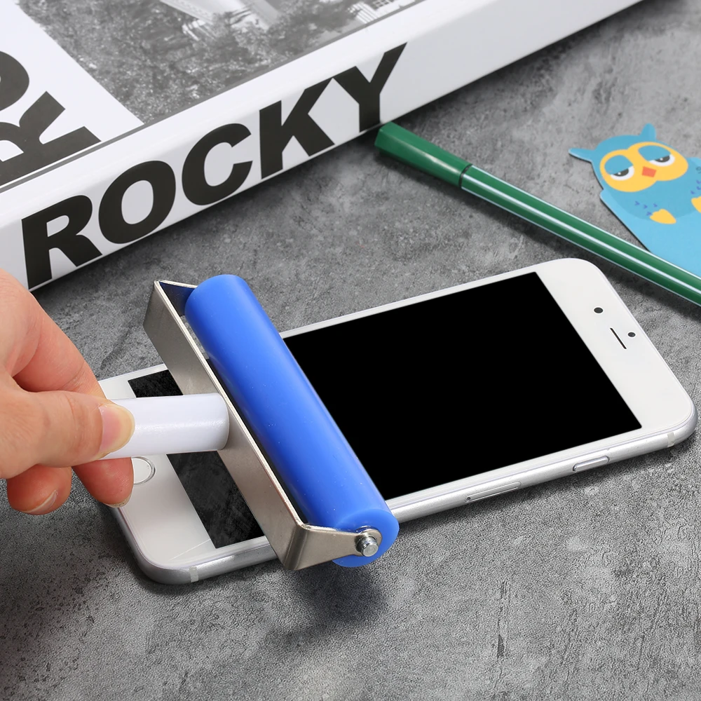 Smartphones Screen Film Roller Wheel 10CM Dust Bubbles Removal Screen Protector Film Pasting Roller Tool Stick for Mobile Phones
Smartphones Screen Film Roller Wheel 10CM Dust Bubbles Removal Screen Protector Film Pasting Roller Tool Stick for Mobile Phones