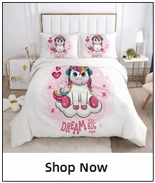 Housse de Couette petite Licorne Arc en Ciel