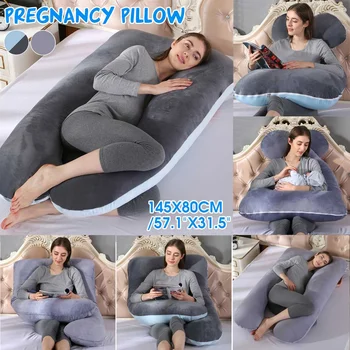 145X80cm Pregnancy Pillow Full Filling Cotton Pregnant Pillow Cushion Long U Shape Maternity Plillow For Pregnant Women Sleeping
145X80cm Pregnancy Pillow Full Filling Cotton Pregnant Pillow Cushion Long U Shape Maternity Plillow For Pregnant Women Sleeping
