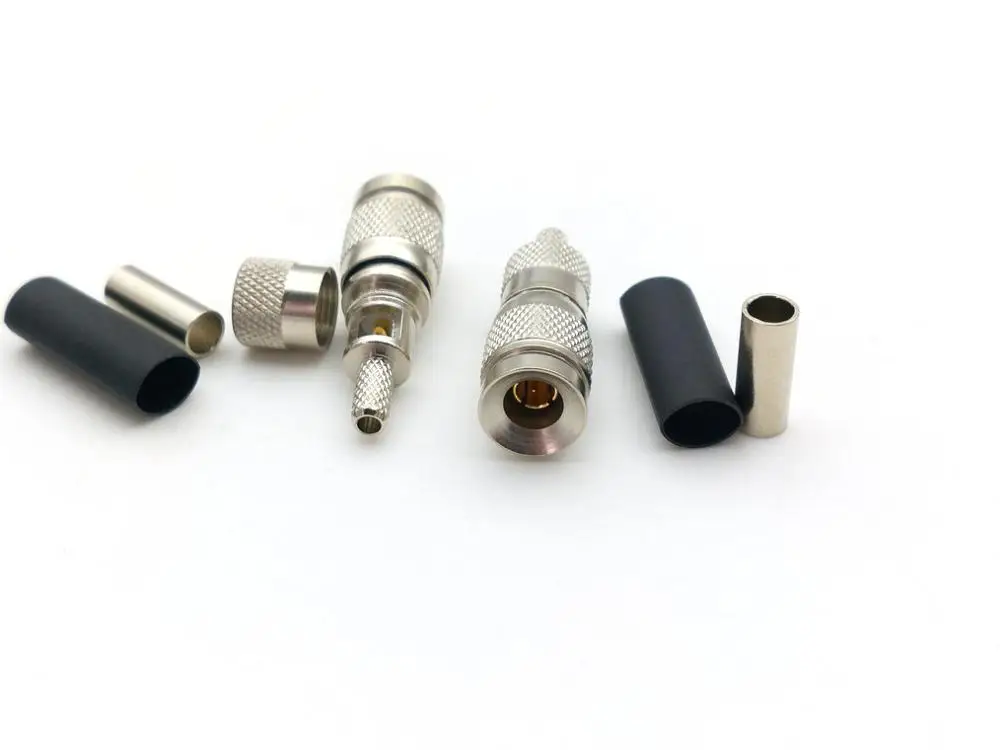 

Mini Rf Connector CC4 CONNECTOR DIN 1.0/2.3 CC4 Male Plug Crimp Connectors for Cable RG174 RG316 LMR100 RG179