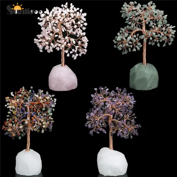Sunligoo New 7 Chakra Reiki Healing Crystals Copper Money Tree Wrapped&Natural Clear Quartz Base Crystal Home Office Tree Decor
Sunligoo New 7 Chakra Reiki Healing Crystals Copper Money Tree Wrapped&Natural Clear Quartz Base Crystal Home Office Tree Decor