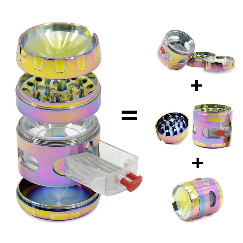 Smokeless Ashtrays Portable Multifunction Ashtray for Car 4 Floors Drawer Tobacco Grinder with Lids Ash Tray Cut Cigar Accessory
Smokeless Ashtrays Portable Multifunction Ashtray for Car 4 Floors Drawer Tobacco Grinder with Lids Ash Tray Cut Cigar Accessory