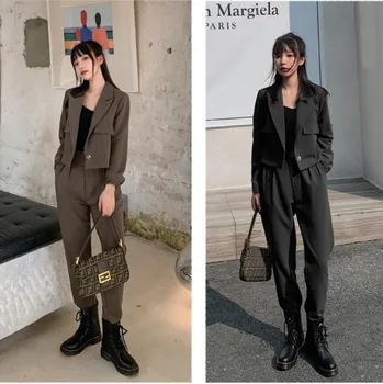2020 New Woman Suits Lady Suit Office Wear Short Pant Suits For Women Notched Jacket Temperament Design Black Clothes 2 Piece 
2020 New Woman Suits Lady Suit Office Wear Short Pant Suits For Women Notched Jacket Temperament Design Black Clothes 2 Piece