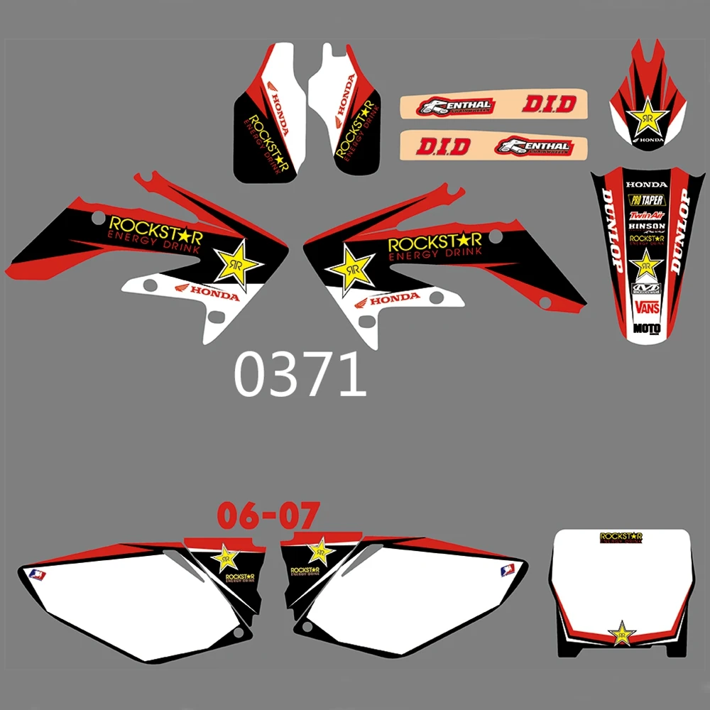For HONDA CRF250R CRF250 2006 2007 Graphics Decals Stickers Custom Number Name 3M Full Motorcycle Backgrounds Accessories
For HONDA CRF250R CRF250 2006 2007 Graphics Decals Stickers Custom Number Name 3M Full Motorcycle Backgrounds Accessories