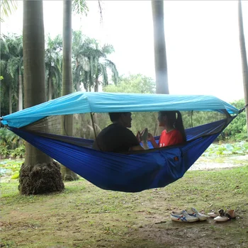 Single Double People Portable Outdoor Quick Open Mosquito Net Hammock Tent With Canopy Awning Set Hammock
Single Double People Portable Outdoor Quick Open Mosquito Net Hammock Tent With Canopy Awning Set Hammock