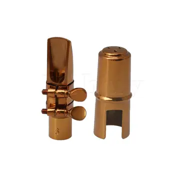Yibuy Rose Gold Brass bB Soprano Saxophone Ligature Mouthpiece Caps Parts 8#
Yibuy Rose Gold Brass bB Soprano Saxophone Ligature Mouthpiece Caps Parts 8#
