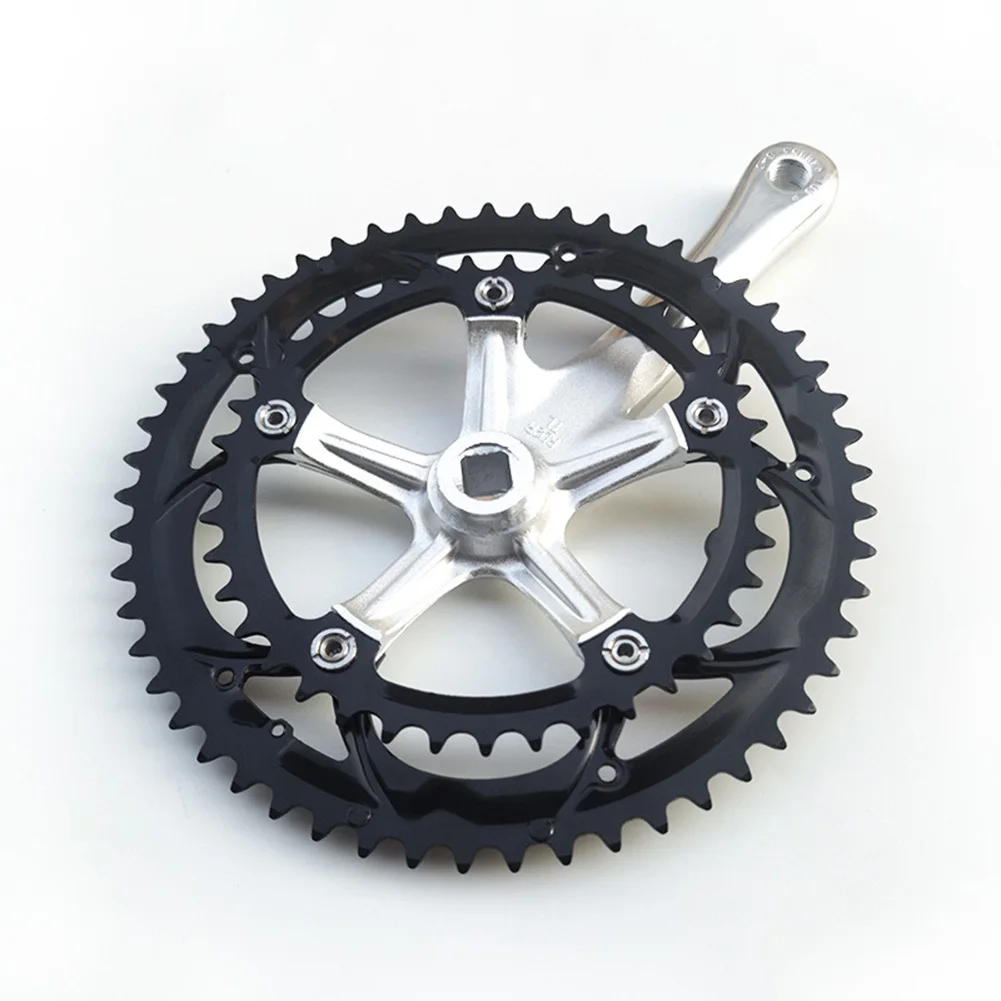 165mm Cranks Hollow Folding Road Bike Crankset For 6/7/8/9/10 Speed 39/53T 
165mm Cranks Hollow Folding Road Bike Crankset For 6/7/8/9/10 Speed 39/53T
