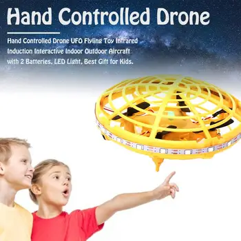 Mini Drone UFO RC Drone Infraed Induction Aircraft Hand Controlled Drone Toy With LED Lights RC Toys For Kids
Mini Drone UFO RC Drone Infraed Induction Aircraft Hand Controlled Drone Toy With LED Lights RC Toys For Kids