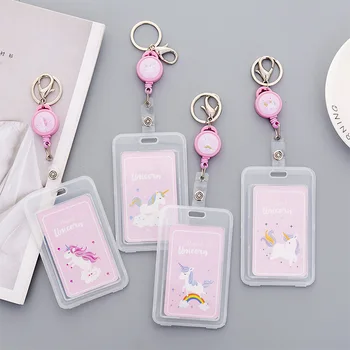 Kawaii Unicorn dog Magic Matrix Retractable Badge Card Holder Nurse Doctor Exhibition Pull Key ID Name Card Badge Holder
Kawaii Unicorn dog Magic Matrix Retractable Badge Card Holder Nurse Doctor Exhibition Pull Key ID Name Card Badge Holder
