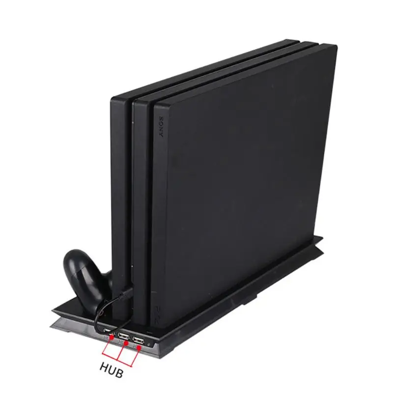 Cooling Fan Vertical Stand Station Charger for PS4 Pro Game Console Controllers 203A
Cooling Fan Vertical Stand Station Charger for PS4 Pro Game Console Controllers 203A