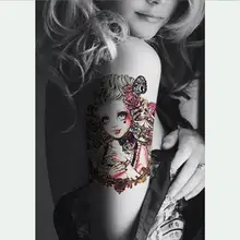 1pc Waterproof Temporary Tattoo Sticker Beautiful lady Tato Child Wrist Ankle Sexy Tatto Body Art Flash Fake Tatoo Women T2033 
1pc Waterproof Temporary Tattoo Sticker Beautiful lady Tato Child Wrist Ankle Sexy Tatto Body Art Flash Fake Tatoo Women T2033