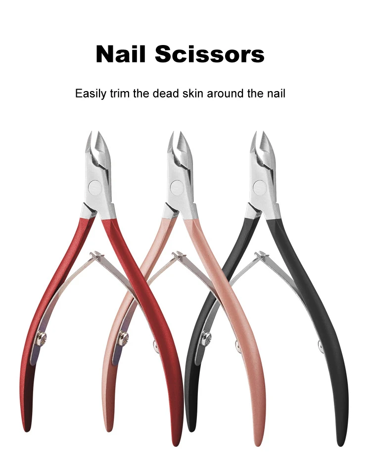 Nail Cuticle Nipper Double Spring Dead Skin Holographic Titanium Nail Art Manicure Pedicure Tools Kit
Nail Cuticle Nipper Double Spring Dead Skin Holographic Titanium Nail Art Manicure Pedicure Tools Kit