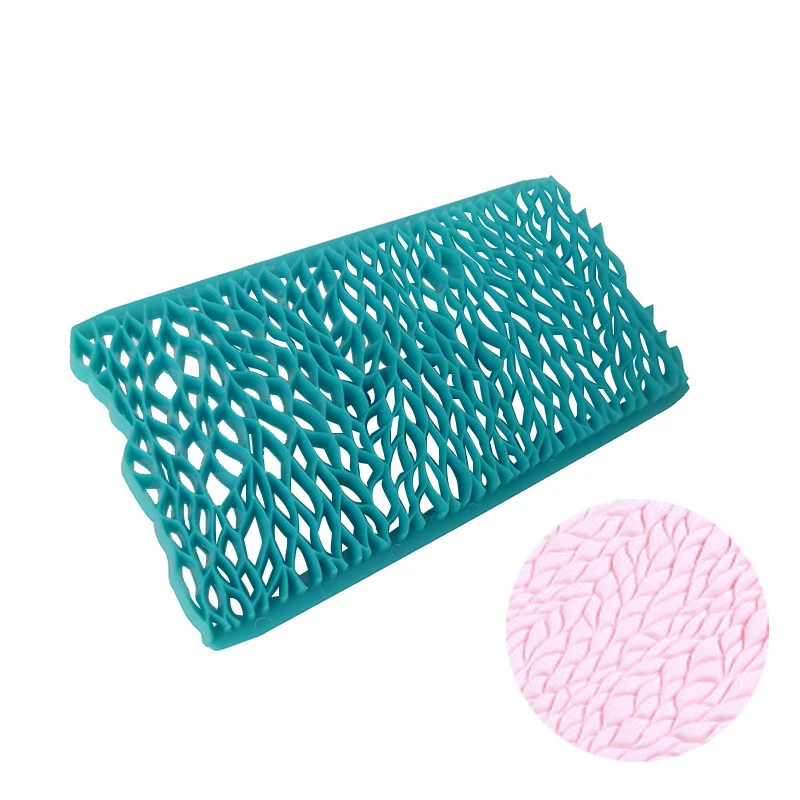 New Lace Pattern Fondant Silicone Molds Knit Printing Pad Texture Template Cake Decorating Kitchen Cookie Mould Baking Tools
New Lace Pattern Fondant Silicone Molds Knit Printing Pad Texture Template Cake Decorating Kitchen Cookie Mould Baking Tools