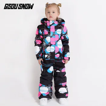 GSOU SNOW Kids Ski Suit Girls Hooded Skiing Snowboard Suit One Piece Windproof Waterproof Outdoor Sport Wear Children Super Warm
GSOU SNOW Kids Ski Suit Girls Hooded Skiing Snowboard Suit One Piece Windproof Waterproof Outdoor Sport Wear Children Super Warm