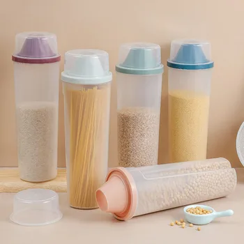 Simple Food Storage Container Storage Box Kitchen Organizer Transparent Multi-Color Grains Fresh-Keeping Box Kitchen Items
Simple Food Storage Container Storage Box Kitchen Organizer Transparent Multi-Color Grains Fresh-Keeping Box Kitchen Items