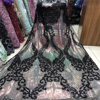 High Quality Nigerian Lace Fabric African Sequin Lace Fabric Latest Wedding Evening Dress Bride Tulle Lace Fabric APW2632B
High Quality Nigerian Lace Fabric African Sequin Lace Fabric Latest Wedding Evening Dress Bride Tulle Lace Fabric APW2632B