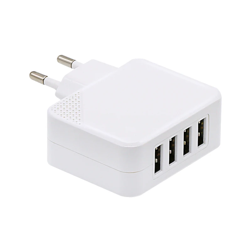 Горячая продажа USB зарядное устройство для путешествий EU штекер 4 порта адаптер