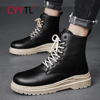 CYYTL 2020 Winter New Men's Shoes High Men's Boots Warm Thick-Soled Non-Slip Leather Fashion Casual Snow Boots Outdoor
CYYTL 2020 Winter New Men's Shoes High Men's Boots Warm Thick-Soled Non-Slip Leather Fashion Casual Snow Boots Outdoor