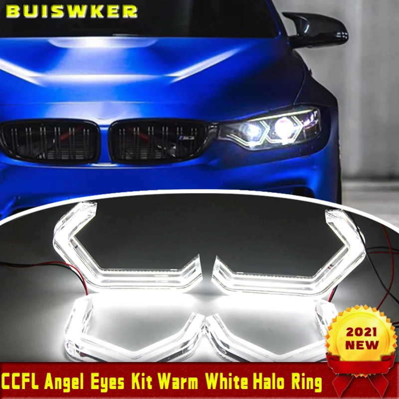 

4Pcs M4 Iconic Style LED Crystal Angel Eye Kit Eyes Kits For BMW X3 E83 F25 X5 E70 F15 F85 X6 E71 E72 Z4 E85 E86 E89