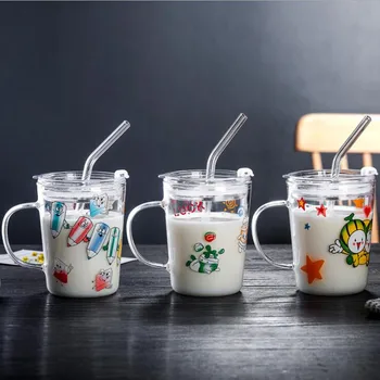 350ML Transparent Coffee Cup Glass Mark Cup Calibration Cup and Cover Drinking Set Milk Ice Sand Juice Beverage Cup 
350ML Transparent Coffee Cup Glass Mark Cup Calibration Cup and Cover Drinking Set Milk Ice Sand Juice Beverage Cup