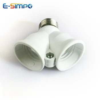 1Pcs E27 to 2E27 Fireproof Material lamp Holder Converter Socket Conversion light Bulb Base type Y Shape Splitter Adapter
1Pcs E27 to 2E27 Fireproof Material lamp Holder Converter Socket Conversion light Bulb Base type Y Shape Splitter Adapter