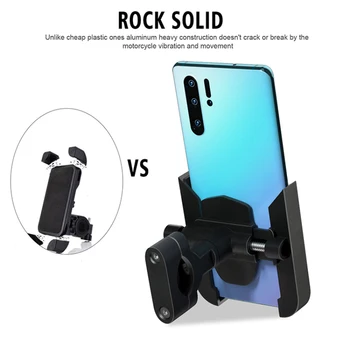 Universal Motorcycle Bike Scooter Atv Aluminum Alloy Phone Bracket Quick Installation Phone Holder Shockproof Stable
Universal Motorcycle Bike Scooter Atv Aluminum Alloy Phone Bracket Quick Installation Phone Holder Shockproof Stable