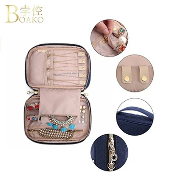 Jewelry Packaging Bag Box Storage Portable Storage Zipper Pouch Ring Necklace Bracelets Earrings Display Big Capacity Travel Bag 
Jewelry Packaging Bag Box Storage Portable Storage Zipper Pouch Ring Necklace Bracelets Earrings Display Big Capacity Travel Bag