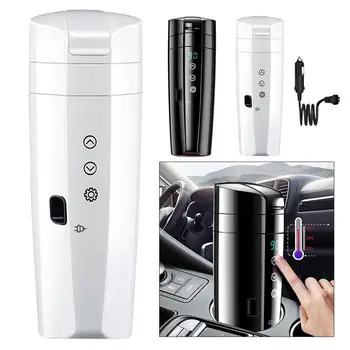 Portable Car Heating Cup 12V 24V 300ML Electric Heating Cup Car Water Kettle LCD Display Temperature Kettle Coffee Tea Heated
Portable Car Heating Cup 12V 24V 300ML Electric Heating Cup Car Water Kettle LCD Display Temperature Kettle Coffee Tea Heated