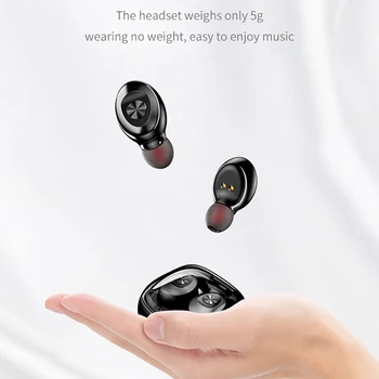 TWS XG8 Bluetooth Earphones True Wireless Digital 5.0 in-Ear Earbuds IPX5 Waterproof Mini Headset Sound Sport Earphones 
TWS XG8 Bluetooth Earphones True Wireless Digital 5.0 in-Ear Earbuds IPX5 Waterproof Mini Headset Sound Sport Earphones