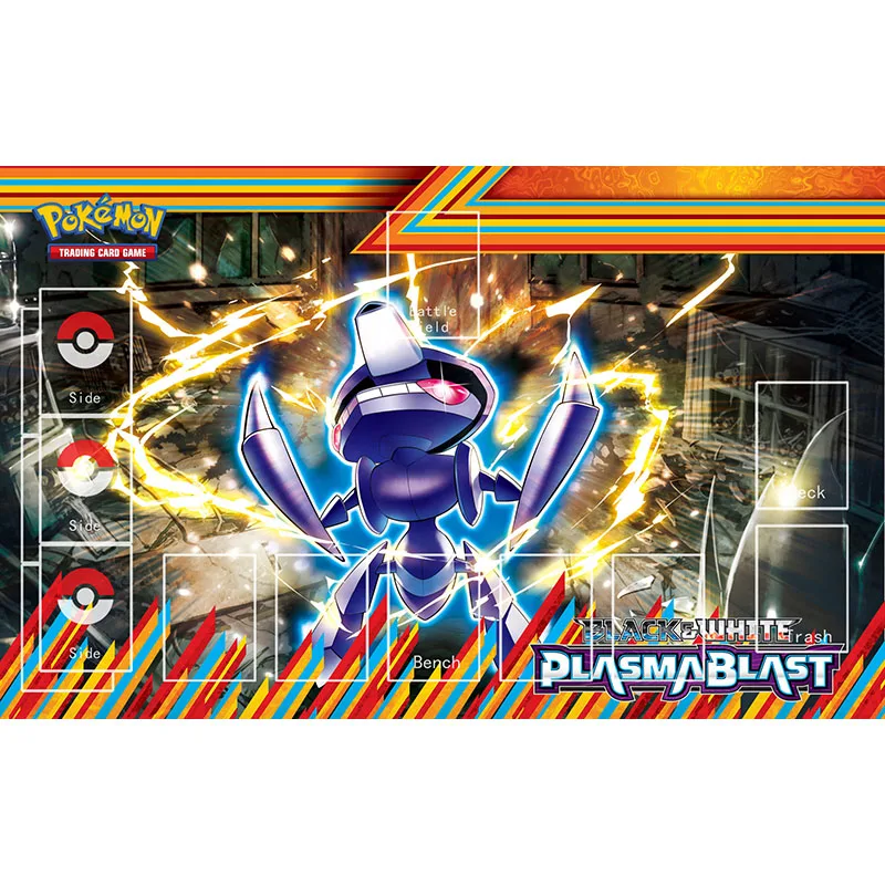 Playmat Pokemon Trading Card Game Plasma Blast Series Mat Table Games Gamer Mousepad Toys for Children
Playmat Pokemon Trading Card Game Plasma Blast Series Mat Table Games Gamer Mousepad Toys for Children
