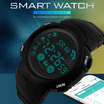 Smart Watch Bluetooth Digital Electronic Watch for Men and Women Waterproof Sports Watches Pedometer Remote Camera Smartwatches
Smart Watch Bluetooth Digital Electronic Watch for Men and Women Waterproof Sports Watches Pedometer Remote Camera Smartwatches