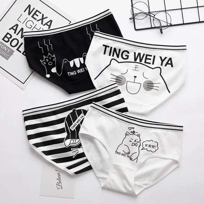3Pcs Women's Panties Sexy Lingeries Female Plus Size Underwear Girls Briefs Cotton Shorts Female Underpants Cute Cartoon Pantys
3Pcs Women's Panties Sexy Lingeries Female Plus Size Underwear Girls Briefs Cotton Shorts Female Underpants Cute Cartoon Pantys