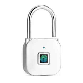 Security Keyless Smart Fingerprint Padlock Electronic Cabinet Door Lock Non-password Anti-theft Portable
Security Keyless Smart Fingerprint Padlock Electronic Cabinet Door Lock Non-password Anti-theft Portable