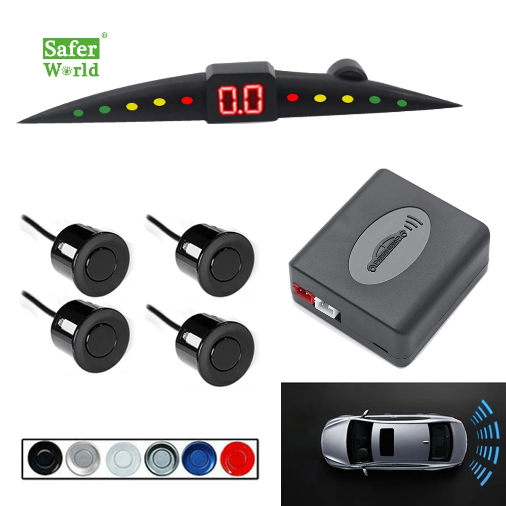 New Simple Smart LED Display Blind Spot Distance Detection Reverse Radar Car Parking Sensor Kit
New Simple Smart LED Display Blind Spot Distance Detection Reverse Radar Car Parking Sensor Kit