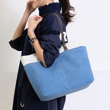 Large Canvas Shoulder Bag Women Casual Tote Bag Luxury Handbags Designer Bags for Women 2020 Women's Bag Shopper Bag 2020 Trend
Large Canvas Shoulder Bag Women Casual Tote Bag Luxury Handbags Designer Bags for Women 2020 Women's Bag Shopper Bag 2020 Trend