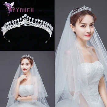 Elegant And Delicate Bridal Headdress Shiny Crystal Rhinestones Silver Crown Sweet Princess Hair Accessory Wedding Accessories
Elegant And Delicate Bridal Headdress Shiny Crystal Rhinestones Silver Crown Sweet Princess Hair Accessory Wedding Accessories