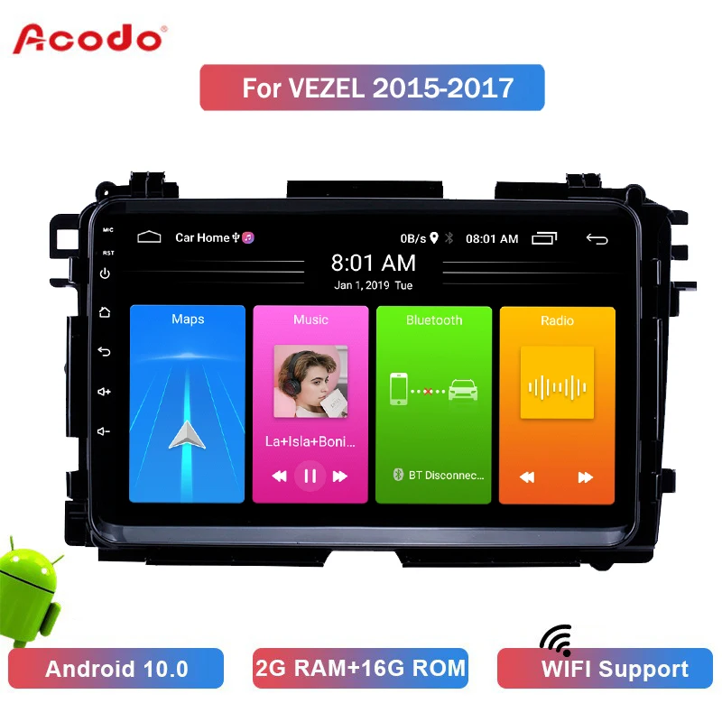 ACODO 2+16G Android 10.0 Car Radio Multimedia Player For Honda VAZEL 2015-2017 Navigation GPS 2 din
ACODO 2+16G Android 10.0 Car Radio Multimedia Player For Honda VAZEL 2015-2017 Navigation GPS 2 din