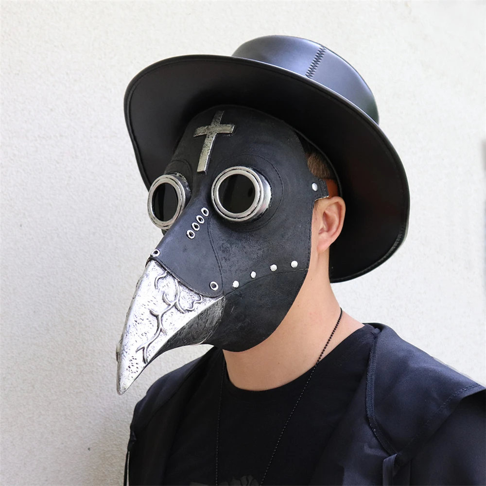 Funny Medieval Steampunk Plague Doctor Bird Mask Punk Cosplay Masks Beak Adult Halloween Event Cosplay Props Party Scary Costume
Funny Medieval Steampunk Plague Doctor Bird Mask Punk Cosplay Masks Beak Adult Halloween Event Cosplay Props Party Scary Costume
