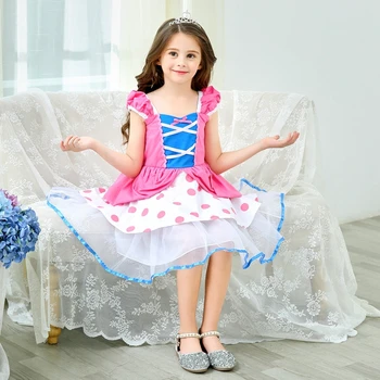 Toy Story Cosplay Costumes Bo Peep Dresses Kids Girls Pink Princess Cake Clothes Christmas Party School Performance Costume
Toy Story Cosplay Costumes Bo Peep Dresses Kids Girls Pink Princess Cake Clothes Christmas Party School Performance Costume