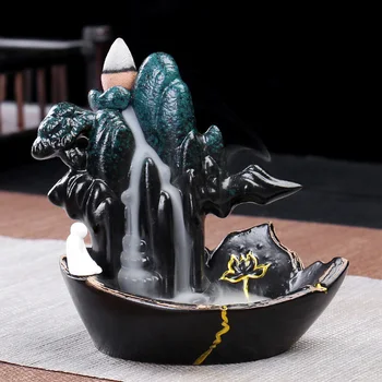 New Backflow Incense Burners With 60 Backflow Incense Cones Home Office Desktop Decor Drop Shipping Quemador De Incienso
New Backflow Incense Burners With 60 Backflow Incense Cones Home Office Desktop Decor Drop Shipping Quemador De Incienso