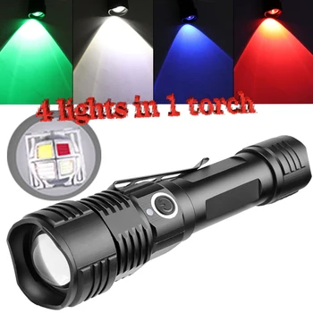 4 lights in 1 Multi-functional Tactical lantern Hunting LED FlashlightPower by 18650 / AAA Battery USB Rechargeable Torch 10W
4 lights in 1 Multi-functional Tactical lantern Hunting LED FlashlightPower by 18650 / AAA Battery USB Rechargeable Torch 10W