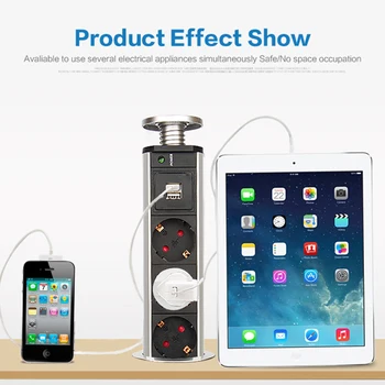 Electrical Tensile Power Outlet Plug Worktop Desk Home Pull USB Pop Up Socket Zy Worktop Worktop Desk Tools Accessory EU Plug
Electrical Tensile Power Outlet Plug Worktop Desk Home Pull USB Pop Up Socket Zy Worktop Worktop Desk Tools Accessory EU Plug