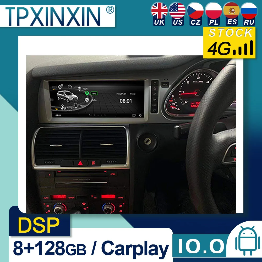 For Audi Q7 2010-2015 RHD Android 10 Car Stereo Car Radio with Screen Car GPS Navigation Tape Recorder Head Unit
For Audi Q7 2010-2015 RHD Android 10 Car Stereo Car Radio with Screen Car GPS Navigation Tape Recorder Head Unit
